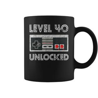 40歳の誕生日ギフト レベル40 コーヒーマグ - Kawaiitshirt