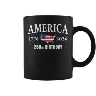 4Th Of July American Flag Vintage 250 Years 1776 2026 Usa Coffee Mug - Thegiftio UK