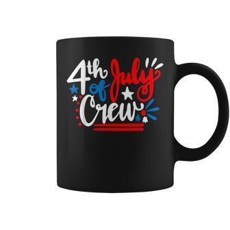 4Th Of July Crew Family Matching Patriotic Kids Coffee Mug - Thegiftio UK