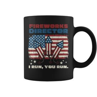 4Th Of July Fireworks Director Us Flag Patriotic Women Coffee Mug - Thegiftio UK