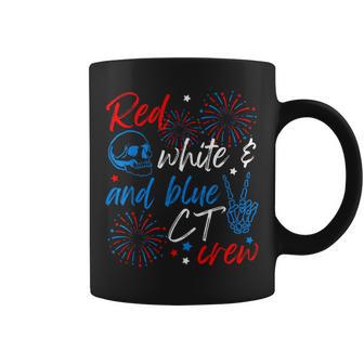 4Th Of July Red White Blue Ct Tech Crew Cat Scan X-Ray Tech Women Coffee Mug - Thegiftio UK