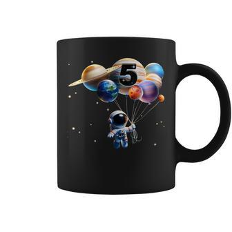 5 Years Old Birthday Boy Astronaut Planet 5Th Five Coffee Mug - Thegiftio UK