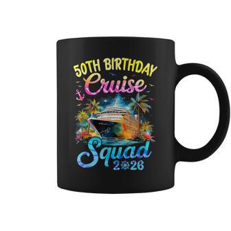 50Th Birthday Cruise Squad 2026 Cruising Party Vacation Coffee Mug - Thegiftio
