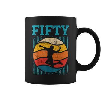 50歳の誕生日 レトロ バドミントン 50歳 男性 女性 コーヒーマグ - Kawaiitshirt