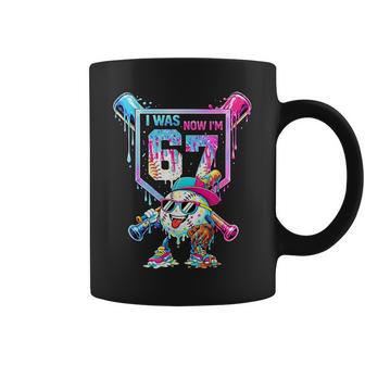 I Was 6 Now Im 7 7Th Birthday Meme Baseball Drip Boy Coffee Mug - Thegiftio UK