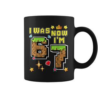 I Was 6 Now I'm 7 Years Old Birthday Gamer Pixel Boy Bday Coffee Mug - Thegiftio