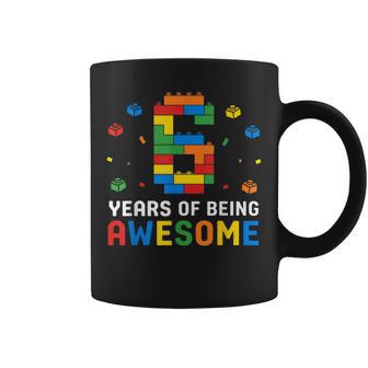 6 Year Old Master Builder Building Blocks 6Th Birthday Boy Coffee Mug | Seseable UK