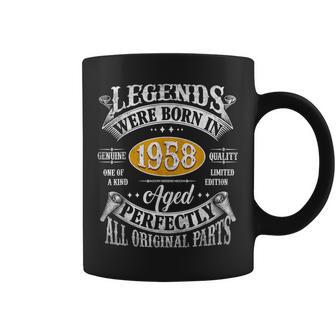 65歳の誕生日 1958年生まれのヴィンテージレジェンド 65歳 コーヒーマグ - Kawaiitshirt