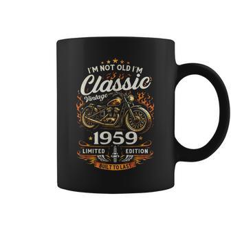 67 Cumpleaños Hombre Moto Biker Motero Intage 1959 Taza de café - Regaloses