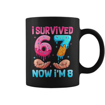 67 Ice Cream Drip I Survived 6 7 Now I’M 8 Year Old Birthday Coffee Mug - Thegiftio UK