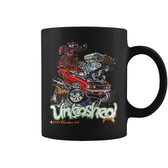 69 Mach 1 Rat Hot Rod Unleashed On Back Coffee Mug - Thegiftio UK
