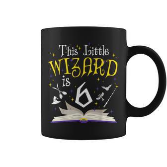 6Th B-Day Magic Wizard 6 Year Old Birthday Matching Family Coffee Mug - Thegiftio UK