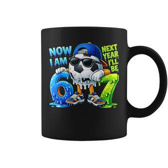 6Th Birthday Boy Soccer Ice Cream Drip 67 Meme 6 Year Old Coffee Mug - Thegiftio UK