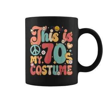 This Is My 70S Costume Rétro Pour Fêteur Le Thème Des Années 70 Tasse - Cadeauxyz