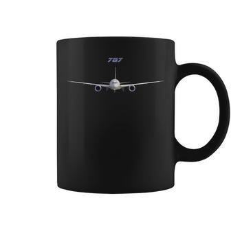 787 乗客機 フロントビュー コーヒーマグ - Kawaiitshirt