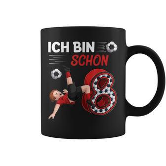 8 Geburtstag Junge Fussball 8 Jahre Fußballer Geschenk Tassen - Seseable