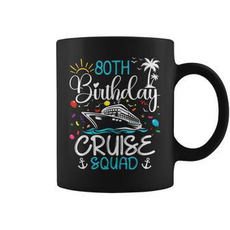 80Th Birthday Cruise Squad 80 Years Old Birthday Cruising Coffee Mug | Mazezy