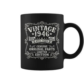 80歳 誕生日 男性女性intage 1946年1946年生まれ レトロデザインブランド コーヒーマグ - Kawaiitshirt