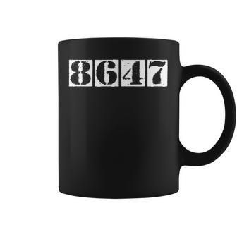 8647 Impeach 47 No Kings In America 86 47 Retro Us Flag Coffee Mug | Mazezy