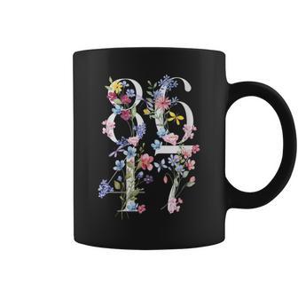 8647 Sarcastic Retro Vintage Floral Boho Style 86 47 Coffee Mug - Thegiftio