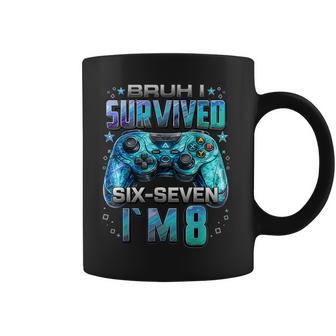 8Th Birthday Boy Gaming I Survived Six Seven I'm 8 Years Old Coffee Mug - Thegiftio UK