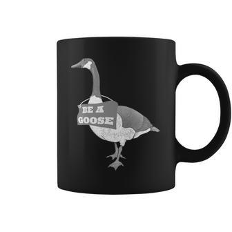 Be A Goose 長袖tシャツ コーヒーマグ - Kawaiitshirt