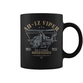 Ah-1Z ヴァイパー Ah-1Ziper Zulu Cobra 攻撃ヘリコプター コーヒーマグ - Kawaiitshirt