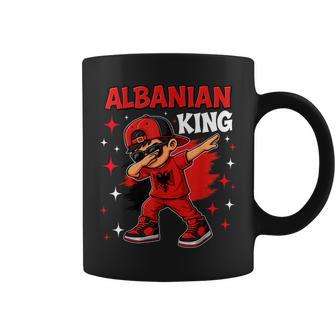 Albanian Dab Kid Cartoon Eagle Flag Pride For Boys Kids Coffee Mug - Monsterry UK