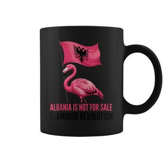 Albanien Flagge Pink Flamingo Albania Is Not Forale Tassen - Geschenkecke