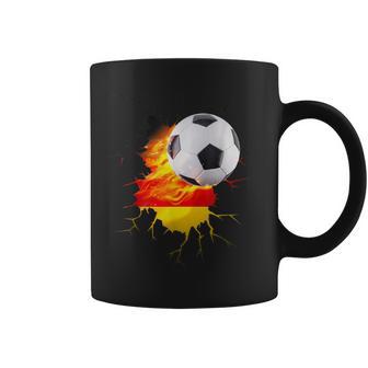 Alemania Fútbol Fan Jersey Deutschland Fans Fútbol Alemán Taza de café - Regaloses