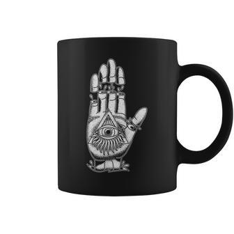 Alleeing Eye タトゥー イルミナティ 陰謀 グランジ 美的 コーヒーマグ - Kawaiitshirt