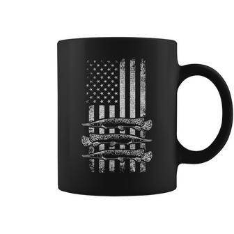 Alligator Gar Usa レトロ ヴィンテージ アメリカン ガーフィッシュ ガーパイク コーヒーマグ - Kawaiitshirt