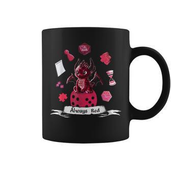 Always Red Jeu Deociété Nerd Dragon Avec Dés Tasse - Cadeauxyz