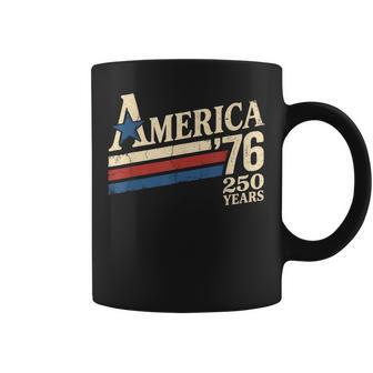 America 76 Retro 250 Years 1776 2026 250Th Anniversary Usa Coffee Mug - Thegiftio UK