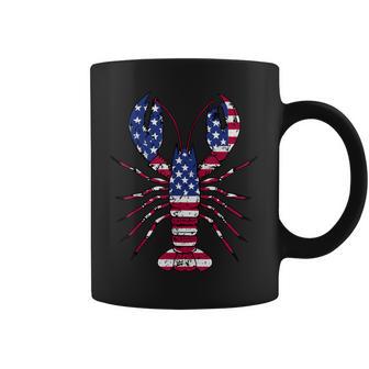 American Flag Lobster Patriotic Crawfish Season 4Th Of July Coffee Mug - Thegiftio