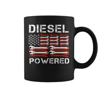 American Flag Wrench Diesel Powered Coffee Mug - Thegiftio UK
