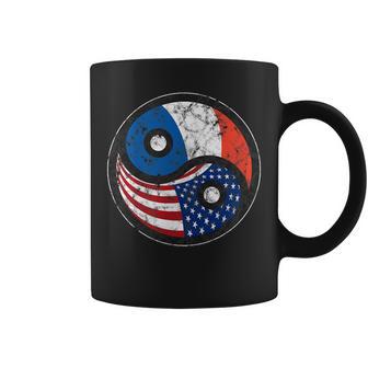 Amitié Franco-Américaine États-Unis Usa Et France Drapeau Tasse - Cadeauxyz