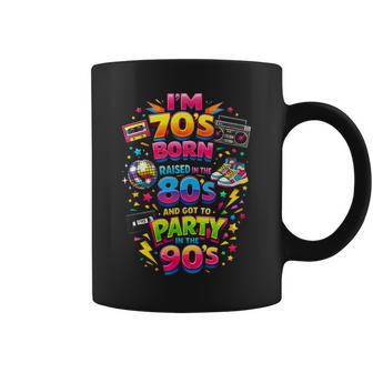 Amusant Rétro Classique Années 70 Born 80S Raised 90S Party Throwback Tasse - Cadeauxyz