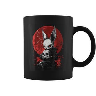 Anime Conejo Calavera Gótica Calavera Gótica Anime Conejo Taza de café - Regaloses