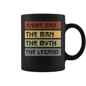 Anime Dad The Man The Myth The Legend Anime Father's Day Coffee Mug | Seseable UK