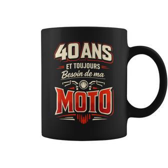 Anniversaire 40 Ans Homme Moto Cadeau Motard Tasse - Cadeauxyz
