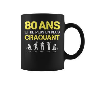 Anniversaire Papy 80 Ans Cadeau Homme Quatreingt Ans Tasse - Cadeauxyz