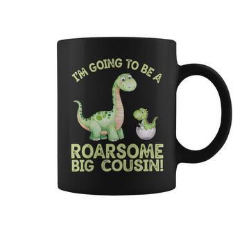 Annonce De Bébé Dinosaure Grand Cousin Rugissant Tasse - Cadeauxyz