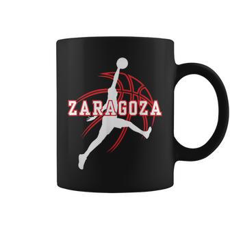 Apoyo Aficionado Baloncesto Zaragoza Cataluña Basketball Taza de café - Regaloses