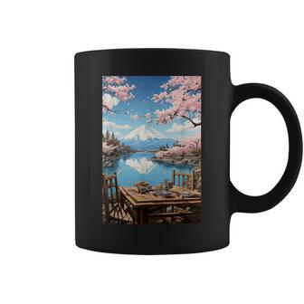 Art Japonais Du Mont Fuji Tasse - Cadeauxyz