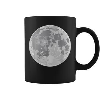Arte Divertido De Luna Para Hombres Es Niños Luna Llena Ciencia Espacial Taza de café - Regaloses
