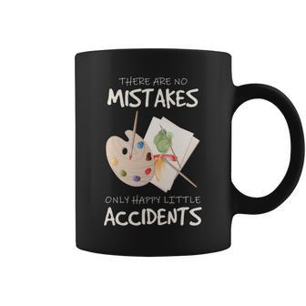 Artist Mistakes Happy Accidents アートパレット 絵画 引用 長袖tシャツ コーヒーマグ - Kawaiitshirt