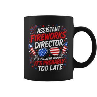 Assistant Fireworks Director If You See Me Running 4Th July Coffee Mug - Thegiftio UK