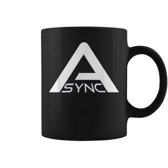 Async Backroom Pixels Research コーヒーマグ - Kawaiitshirt