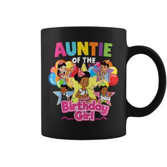 Auntie Birthday Girl Gracie Pink Doll Family Decorations Coffee Mug - Thegiftio UK
